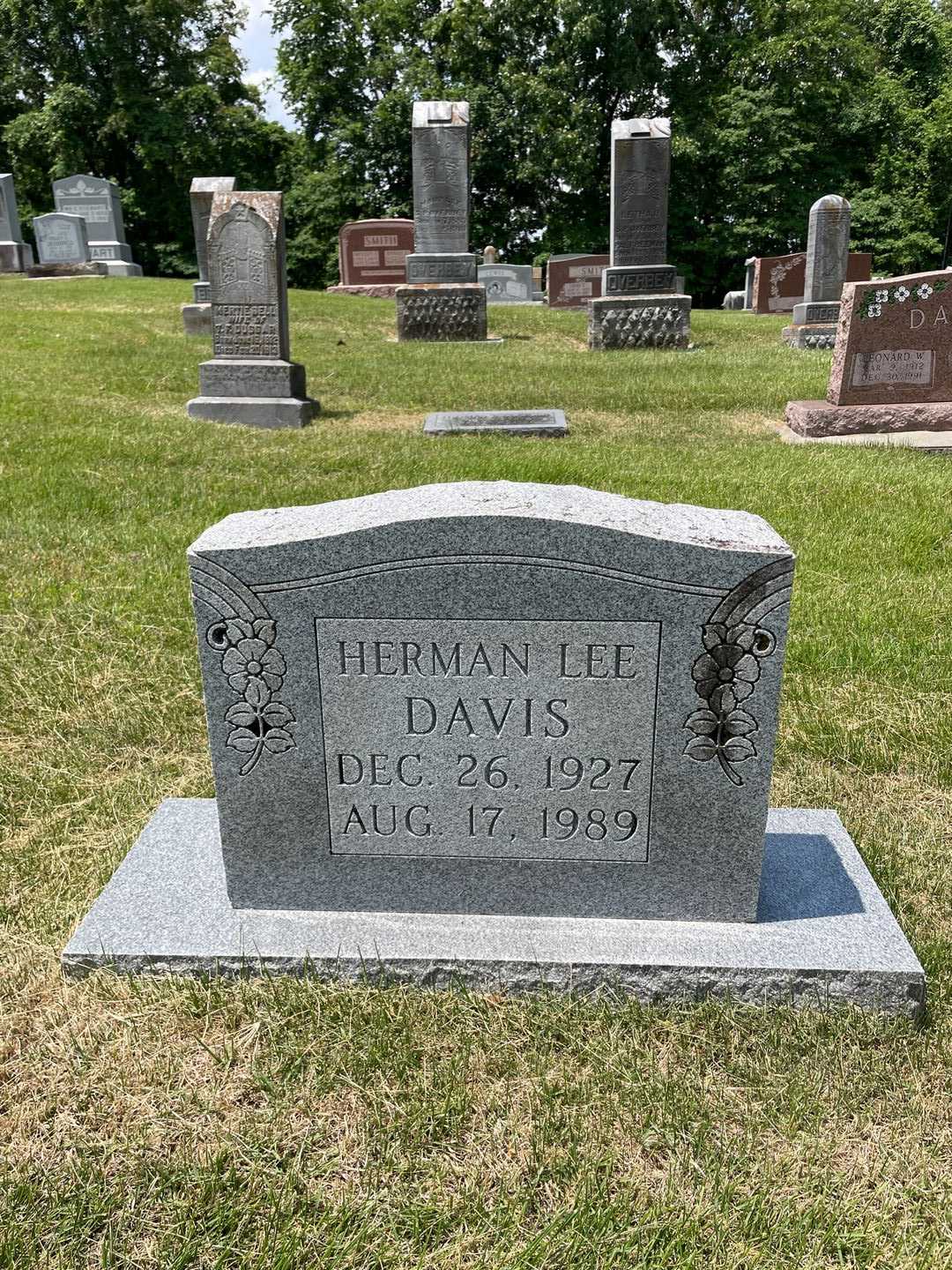 Herman Lee Davis's grave. Photo 1